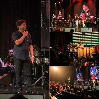 Willie Revillame at Daryl Ong's concert